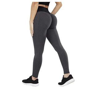 Earthly Lux TIK Tok Leggings Butt Lifter Yoga Pants Workout Running XL